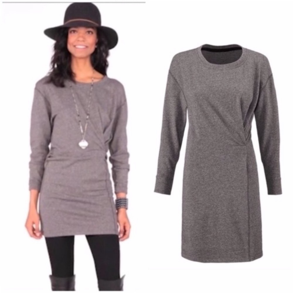 Cabi Women's Obsidian Crew Neck Long Sleeve Pullover Mini Dress Sz. L - Picture 2 of 13